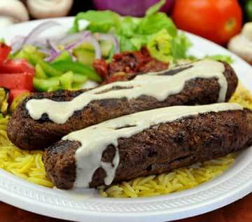 Beef Kabab Plate